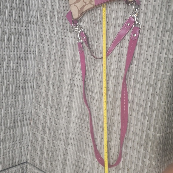 ❤COACH Signature Stripe Demi Top Handle (NWOT) - Picture 13 of 15